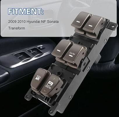 N° OE 93570-3K600 Bouton d'interrupteur de la fenêtre d'alimentation principale pour Hyundai Sonata 2009 2010