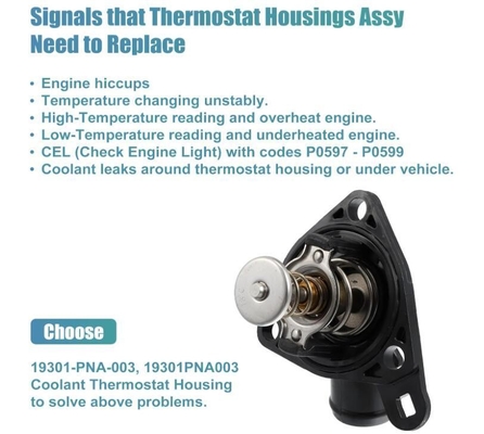 Assemblage du boîtier du thermostat du moteur pour Honda CR-V 2002-2006 33949 902-5131 TI24178