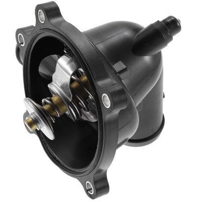 Assemblage du boîtier du thermostat de refroidissement du moteur en métal plastique pour Audi A6 S6 S6 S8 Q7 Volkswagen Touareg Noir