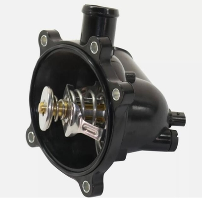 Assemblage du boîtier du thermostat de refroidissement du moteur en métal plastique pour Audi A6 S6 S6 S8 Q7 Volkswagen Touareg Noir
