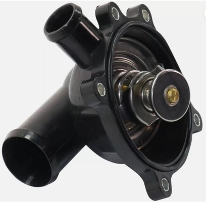 Assemblage du boîtier du thermostat de refroidissement du moteur en métal plastique pour Audi A6 S6 S6 S8 Q7 Volkswagen Touareg Noir