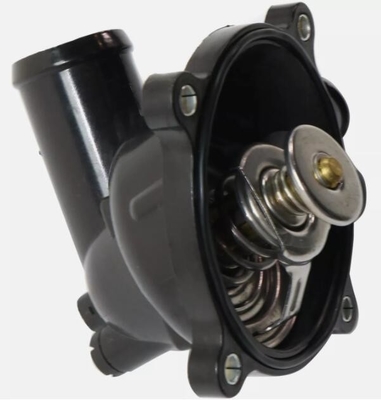 Assemblage du boîtier du thermostat de refroidissement du moteur en métal plastique pour Audi A6 S6 S6 S8 Q7 Volkswagen Touareg Noir