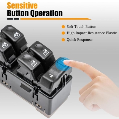 2003-2007 HM H2 Front conducteur côté miroir maître commande de commutateur module métallique plastique