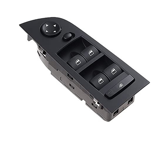 Commutateur de fenêtre d'alimentation noire 61319217329 Compatible avec B-MW E90 E91 325i 328i 330i