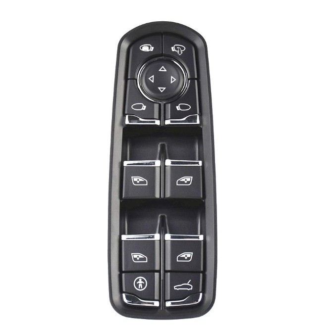 7PP959858AE Commutateur de rétroviseur noir pour Porsche Cayenne Macan Panamera 2011-2018