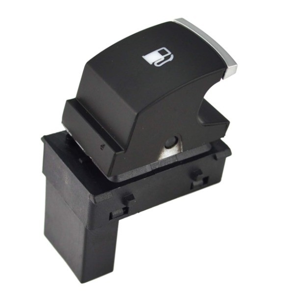 Bouton de déverrouillage de porte de carburant noir 1KD959833 Compatible avec VW Jetta Golf MK5 Rabbit Touran