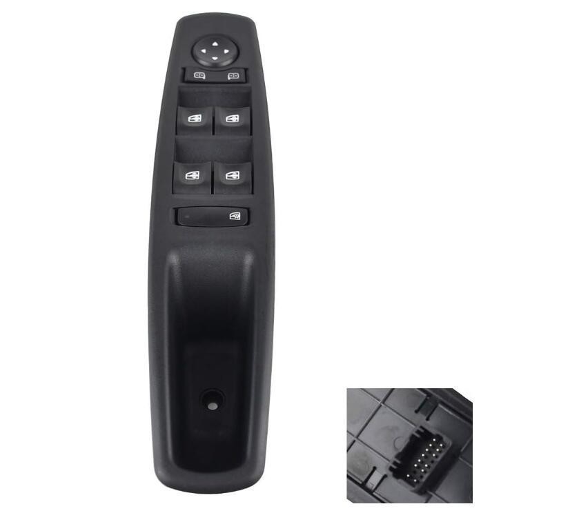 13 broches Master Power Window Mirror Switch 809610016R pour la Renault Megane MK3 de 2008 à 2016
