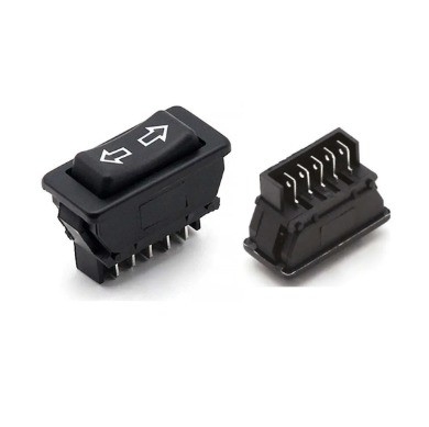 Renault 5 broches Rocker Commutateur Moteur en métal plastique 1,2 16V Fenêtre électrique universelle