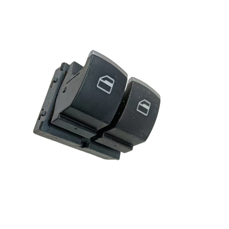 Commutateur de fenêtre d'alimentation 5K3959857 Adapté pour VW Golf GTI EOS Passat en plastique métallique noir